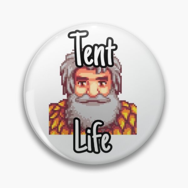 Item preview, Stardew valley Linus tent life designed and sold by Prismaticshardz.