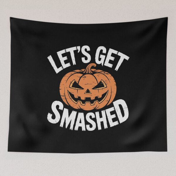Item preview, Let's Get Smashed Pumpkin Men Women Halloween Drinking  designed and sold by NailMolisa.