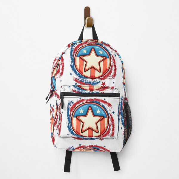 Item preview, Patriotic Star Emblem Red White Blue Illustration designed and sold by DesignArtist.ia.
