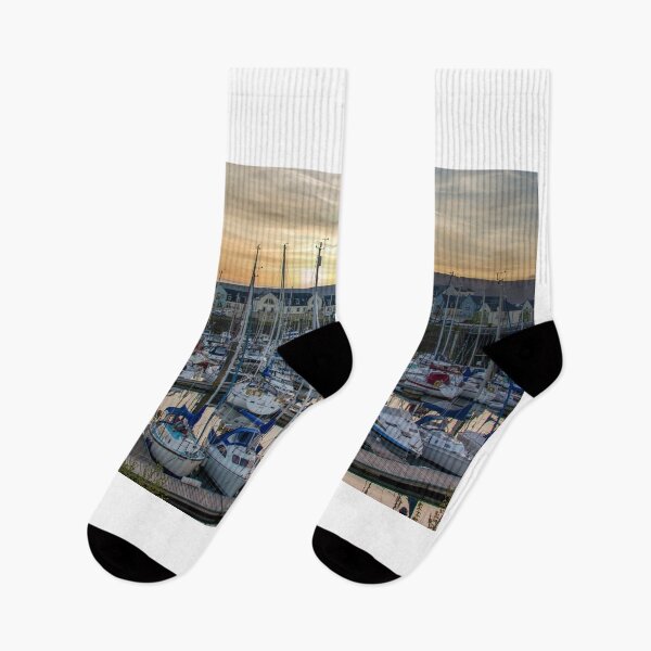 Item preview, Sunset on Inverkip Marina designed and sold by RJW Images.