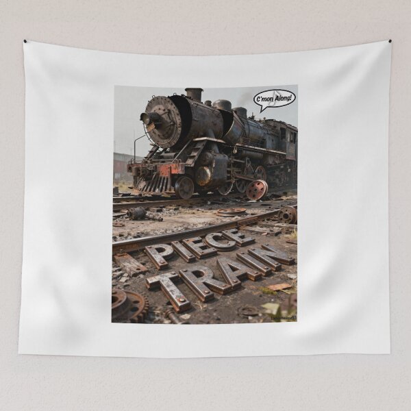 Item preview, C'mon Along Piece Train Print designed and sold by Lichentroupe63.