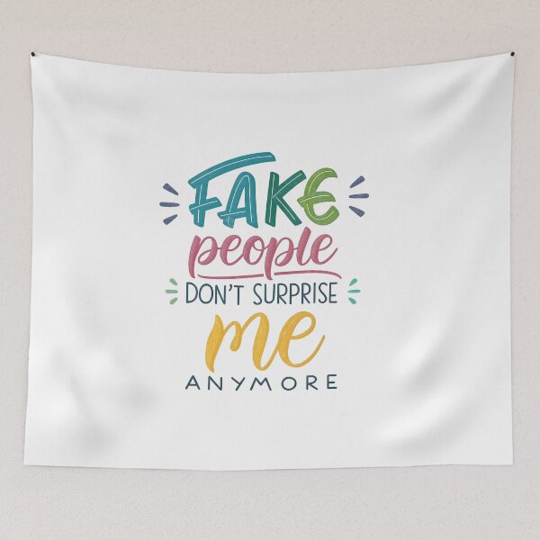 Item preview, Fake people don't surprise me designed and sold by nimmitrends.
