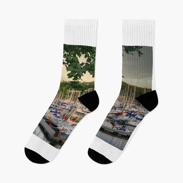 Item preview, Busy Day at Inverkip Marina designed and sold by RJW Images.