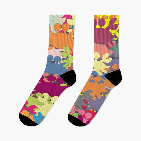 Item preview, Cute cartoon group of colorful crabs. designed and sold by wonghong.