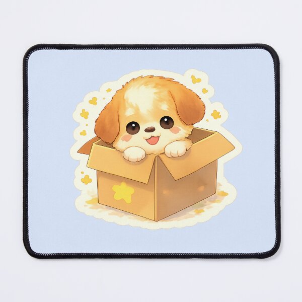 Item preview, Puppy in a Box Surprise designed and sold by Still Breathing Studio.