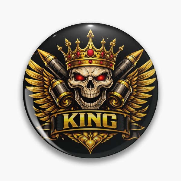 Item preview, Golden Skull King designed and sold by KingzDezign.