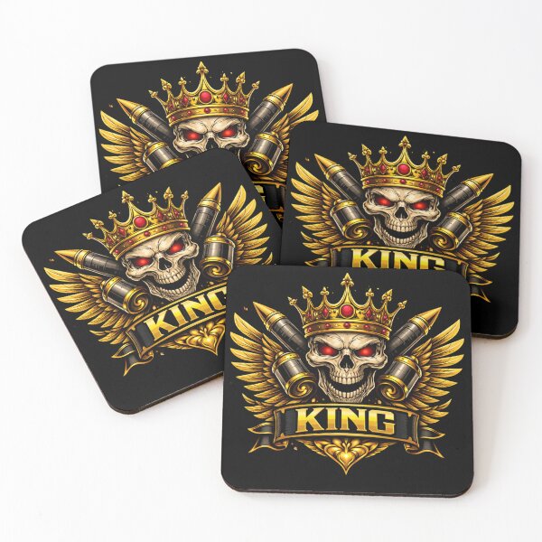Item preview, Golden Skull King designed and sold by KingzDezign.