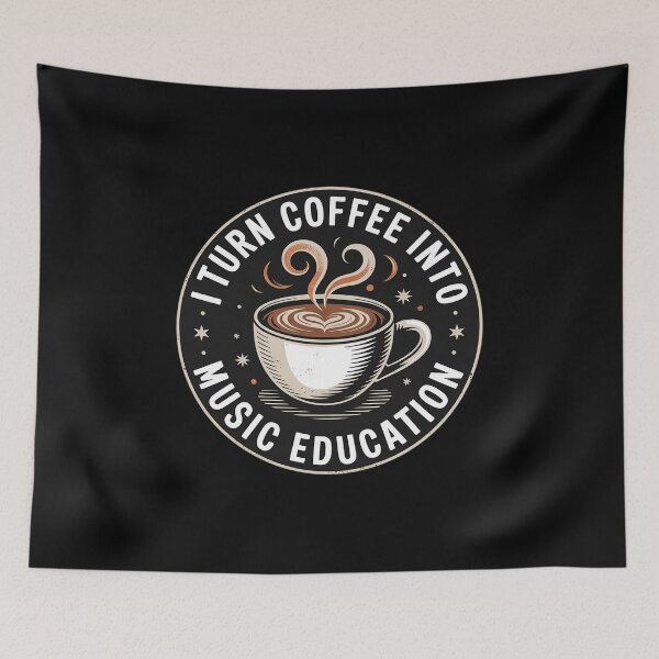 Item preview, I Turn Coffee Into Music Education - Music Teacher Saying  designed and sold by InspiredFoul.