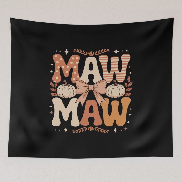Item preview, Mawmaw Pumpkin Fall Coquette Bow Thanksgiving Mom Women  designed and sold by KotexTemu.