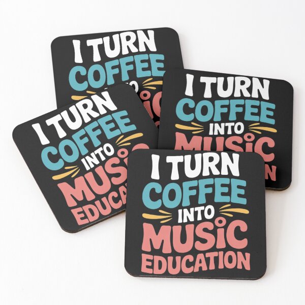 Item preview, I Turn Coffee Into Music Education  designed and sold by InspiredFoul.