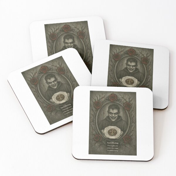 Item preview, An Offering – Gothic Horror Rose Illustration designed and sold by TMD167207.