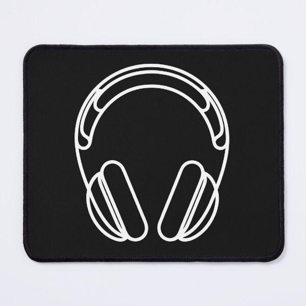 Item preview, Minimalist Headphones Line Art – Music Lover Icon Design designed and sold by Royalsticker.