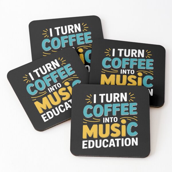 Item preview, I Turn Coffee Into Music Education 1  designed and sold by InspiredFoul.