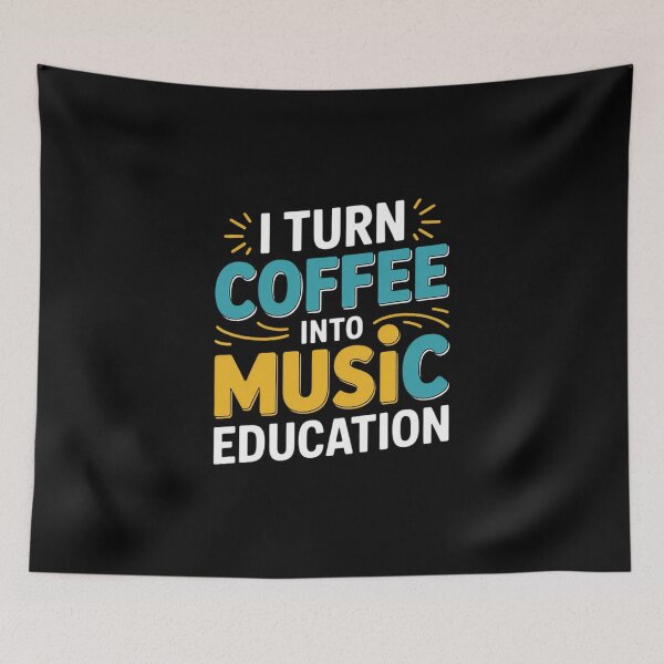 Item preview, I Turn Coffee Into Music Education 1  designed and sold by InspiredFoul.