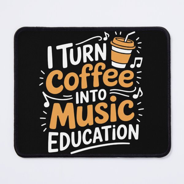 Item preview, I Turn Coffee Into Music Education 8  designed and sold by InspiredFoul.