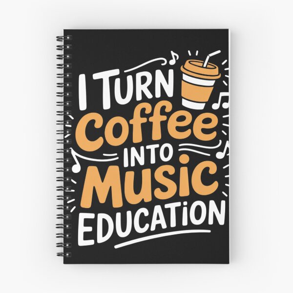 Item preview, I Turn Coffee Into Music Education 8  designed and sold by InspiredFoul.
