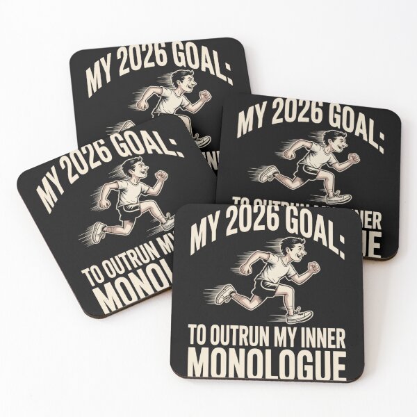 Item preview, My 2026 Goal: Outrun My Inner Monologue designed and sold by DarylWelsh2024.