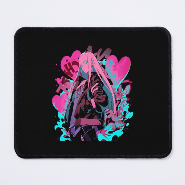 Item preview, Zero Two Pink Hair Graffiti Hearts Anime Fan Art  designed and sold by cathnbeltrane.
