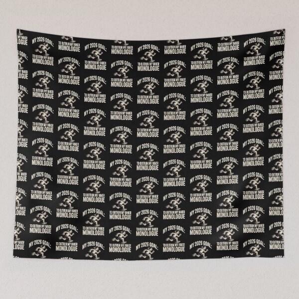 Item preview, My 2026 Goal: Outrun My Inner Monologue designed and sold by DarylWelsh2024.