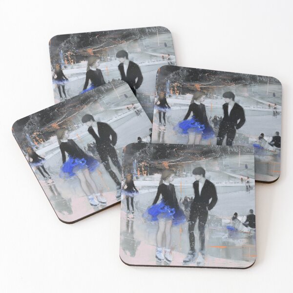 Item preview, Skaters on a Dreamy Rink designed and sold by lautir.