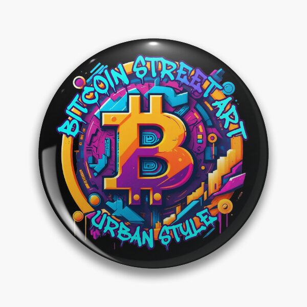 Item preview, Bitcoin Graffiti Street Art - Urban Crypto T-Shirt designed and sold by BitCrop.