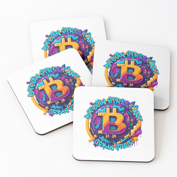 Item preview, Bitcoin Graffiti Street Art - Urban Crypto T-Shirt designed and sold by BitCrop.