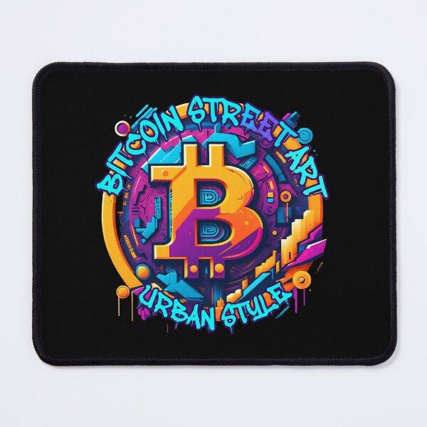 Item preview, Bitcoin Graffiti Street Art - Urban Crypto T-Shirt designed and sold by BitCrop.