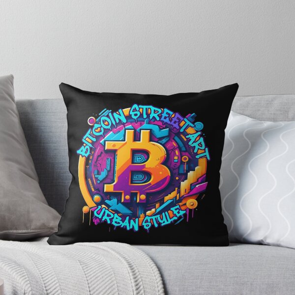 Item preview, Bitcoin Graffiti Street Art - Urban Crypto T-Shirt designed and sold by BitCrop.