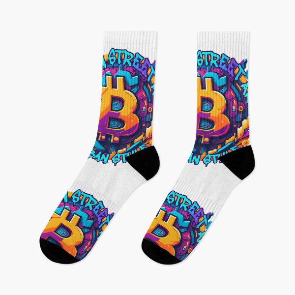 Item preview, Bitcoin Graffiti Street Art - Urban Crypto T-Shirt designed and sold by BitCrop.