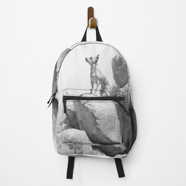 Item preview, A Chihuahua standing bravely on a large boulder, Dogs in Motion designed and sold by CDC40.