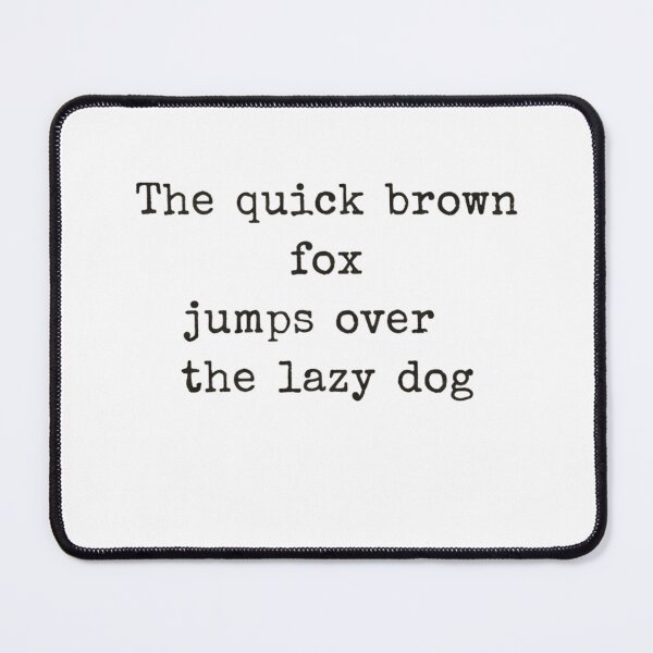 Item preview, The Quick Brown Fox Typography designed and sold by CELESTIAL©️.