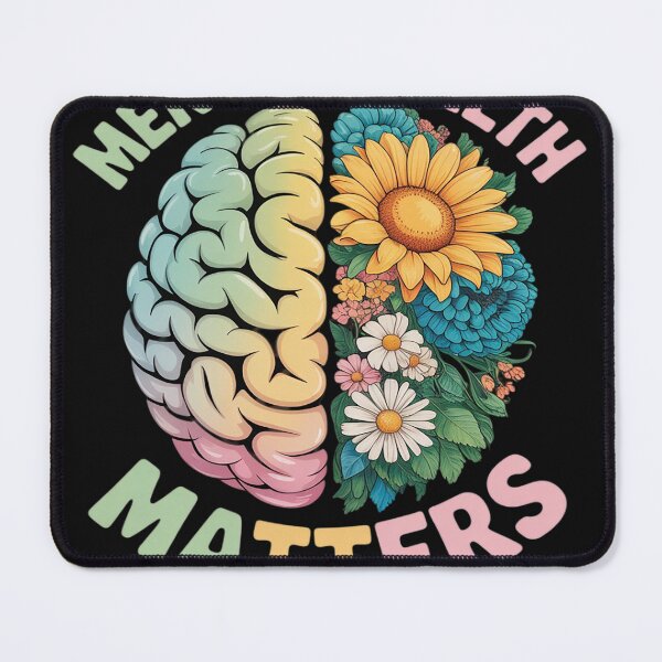 Item preview, mental health matters awareness flowers mind end the stigma designed and sold by Dolostope.