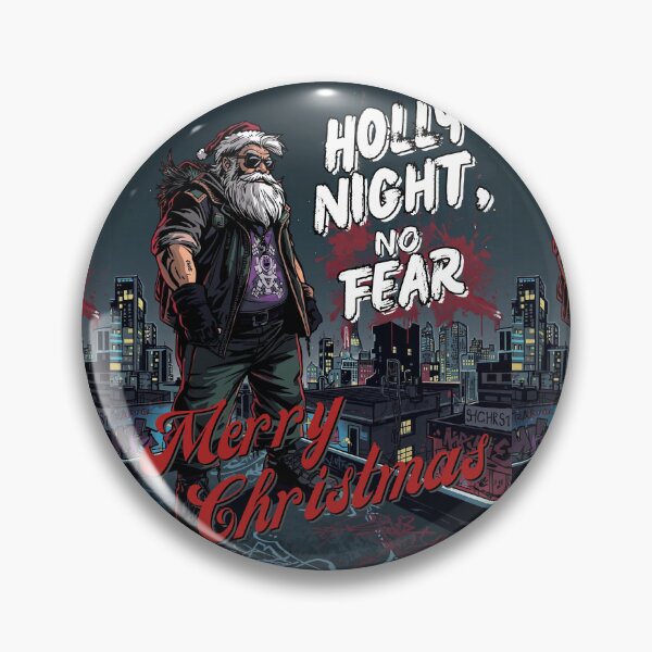 Item preview, Holly Night No Fear – Urban Christmas Vigilant designed and sold by phiawdesign9.
