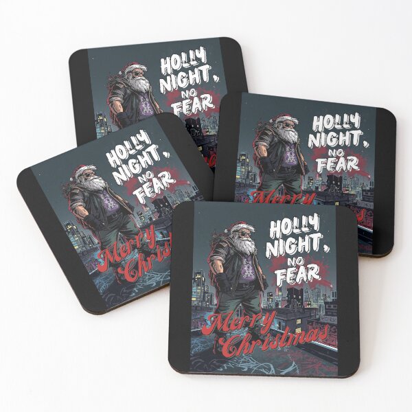 Item preview, Holly Night No Fear – Urban Christmas Vigilant designed and sold by phiawdesign9.