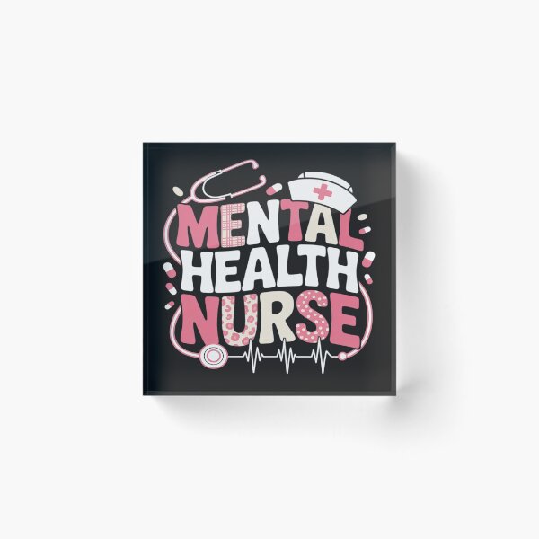 Item preview, Mental Health Nurse Stethoscope Mental Health Awareness Day designed and sold by Dolostope.