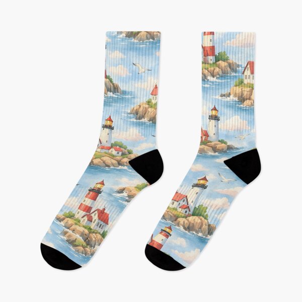Item preview, Maine Lighthouse Dreams designed and sold by HappyRepeat.