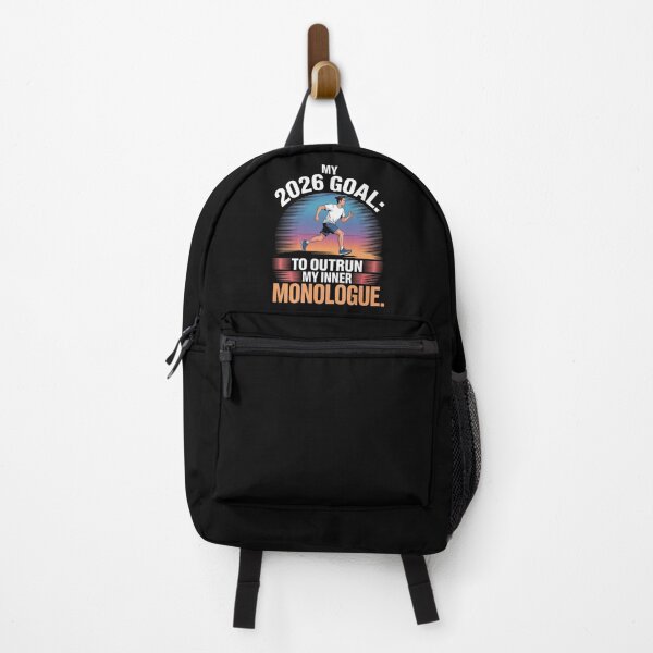 Item preview, My 2026 Goal: Outrun My Inner Monologue - Retro Runner designed and sold by DarylWelsh2024.