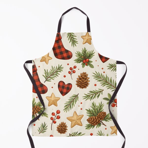 Item preview, Rustic Christmas Plaid & Icons designed and sold by HappyRepeat.