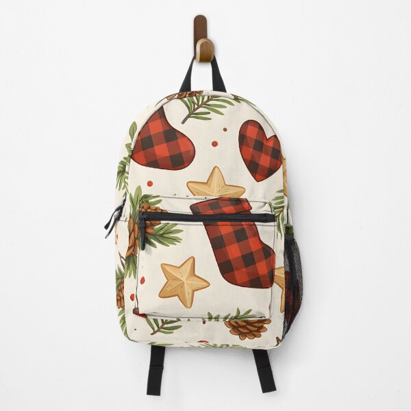 Item preview, Rustic Christmas Plaid & Icons designed and sold by HappyRepeat.
