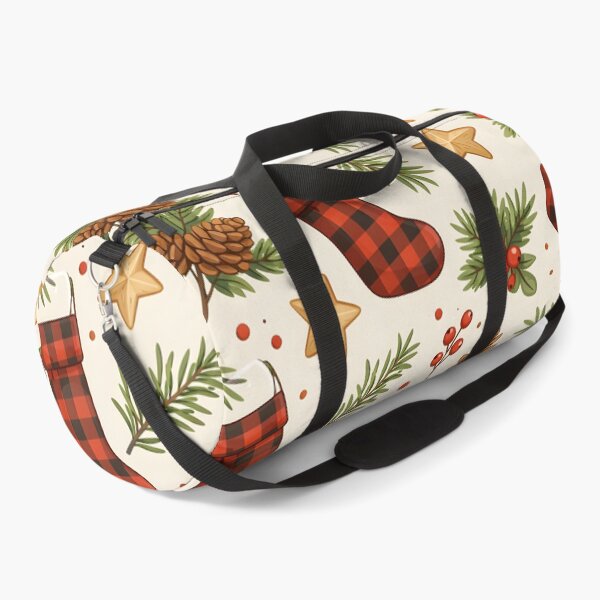 Item preview, Rustic Christmas Plaid & Icons designed and sold by HappyRepeat.