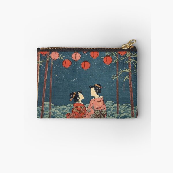 Item preview, Tanabata Festival Ukiyo-e Art Orihime Hikoboshi Star Crossed Lovers Kunisada Style Japanese Print designed and sold by Vandy Fullam.
