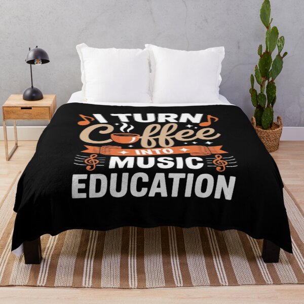 Item preview, I Turn Coffee Into Music Education Music Teacher Funny designed and sold by InspiredFoul.