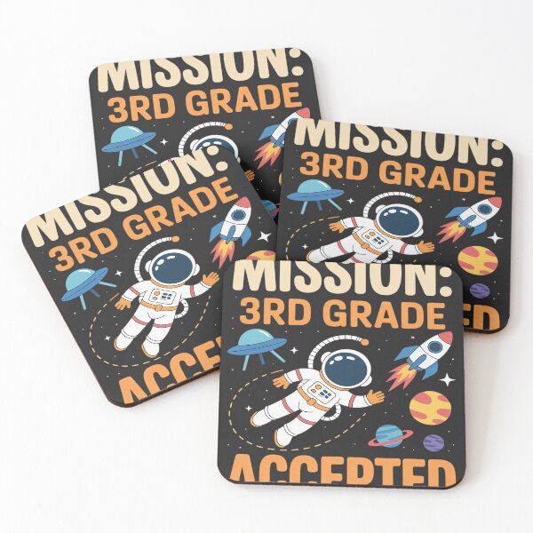 Item preview, Mission Third 3rd Grade Accepted Astronaut Back to School designed and sold by Dolostope.