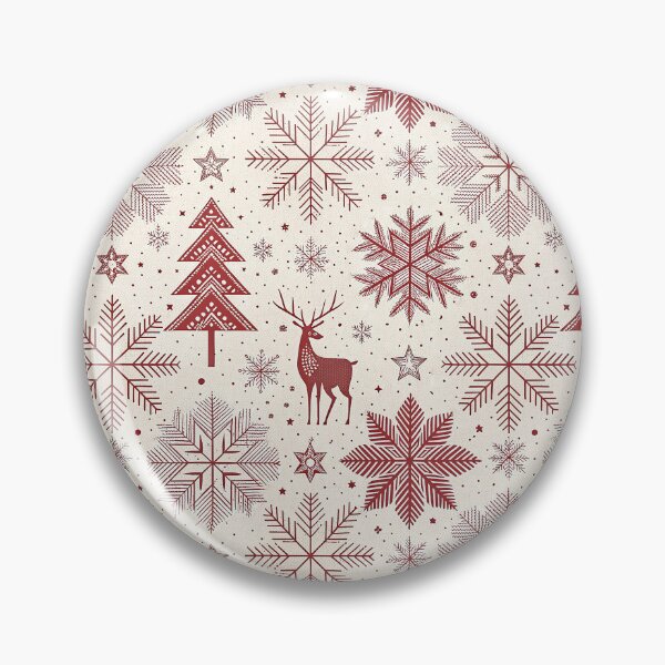 Item preview, Scandinavian Christmas pattern designed and sold by Merrylands Artshop.