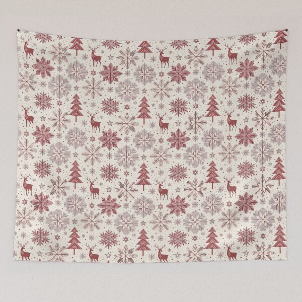 Item preview, Scandinavian Christmas pattern designed and sold by Merrylands Artshop.