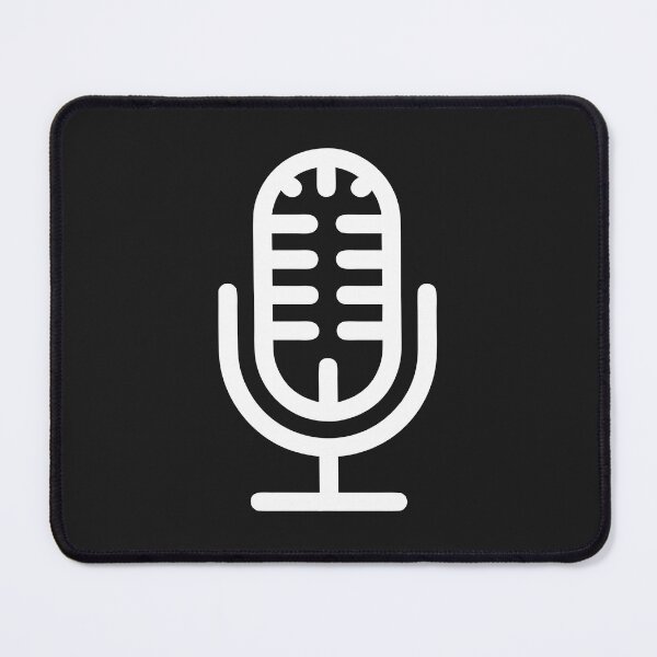 Item preview, Minimalist Microphone Icon – Podcast, Music & Voice Recording Symbol designed and sold by Royalsticker.