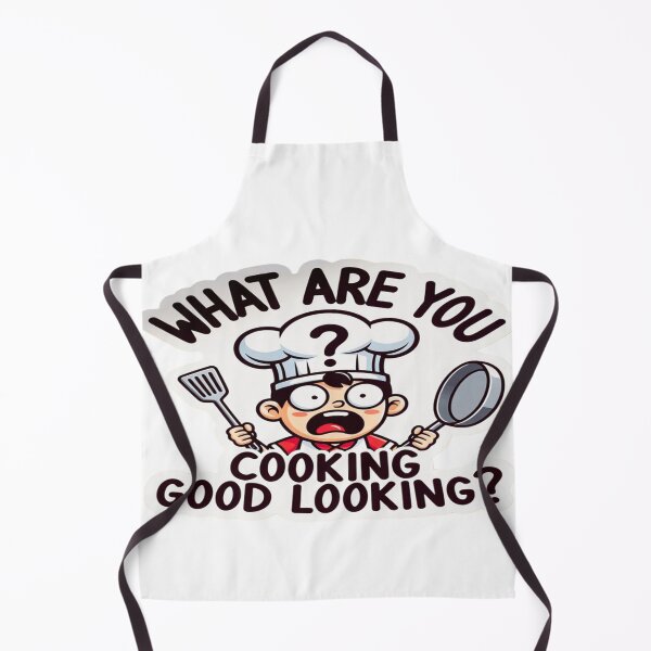 Item preview, What Are You Cooking, Good Looking? – Funny Chef Quote T-Shirt & Sticker Design designed and sold by Sushikidsntod.