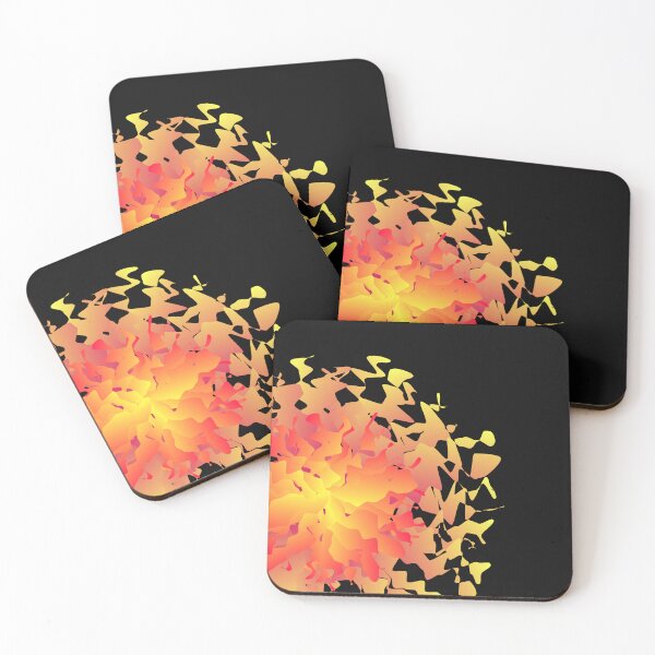 Item preview, Illustration of orange-red flames, the sun, and energy. designed and sold by wonghong.