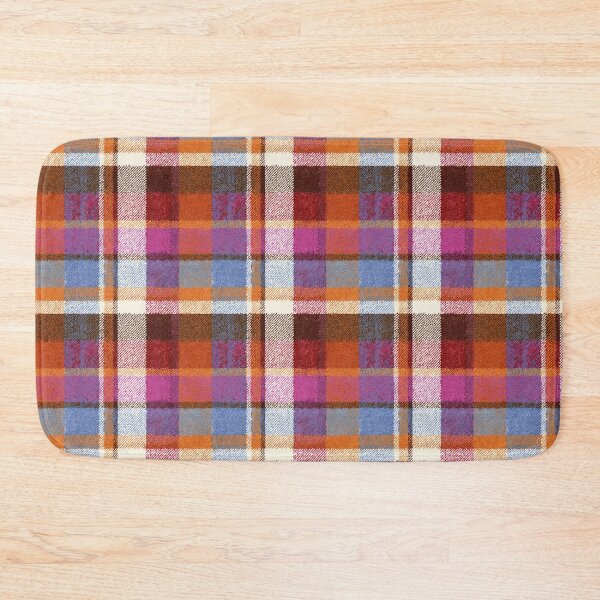 Item preview, Colorful Woven Patchwork Plaid Blocks Pattern designed and sold by bubblegoth.