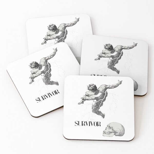 Item preview, Survivor - Dark Motivational Classical Figure Illustation designed and sold by YAYARA.